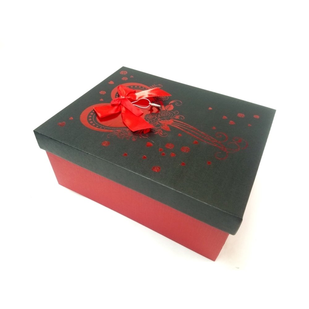 Desenli Dikdörtgen Hediye Kutuları 3 lü