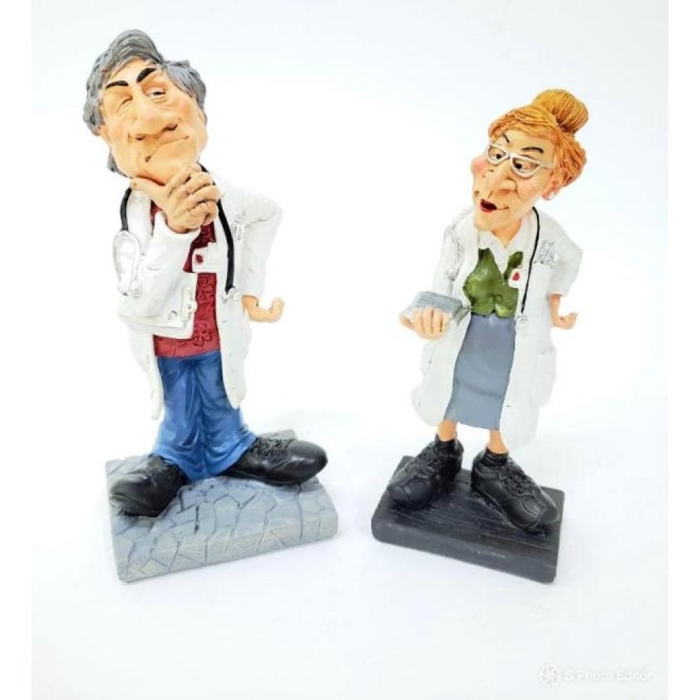 Doktor Figürlü Polyester Biblo