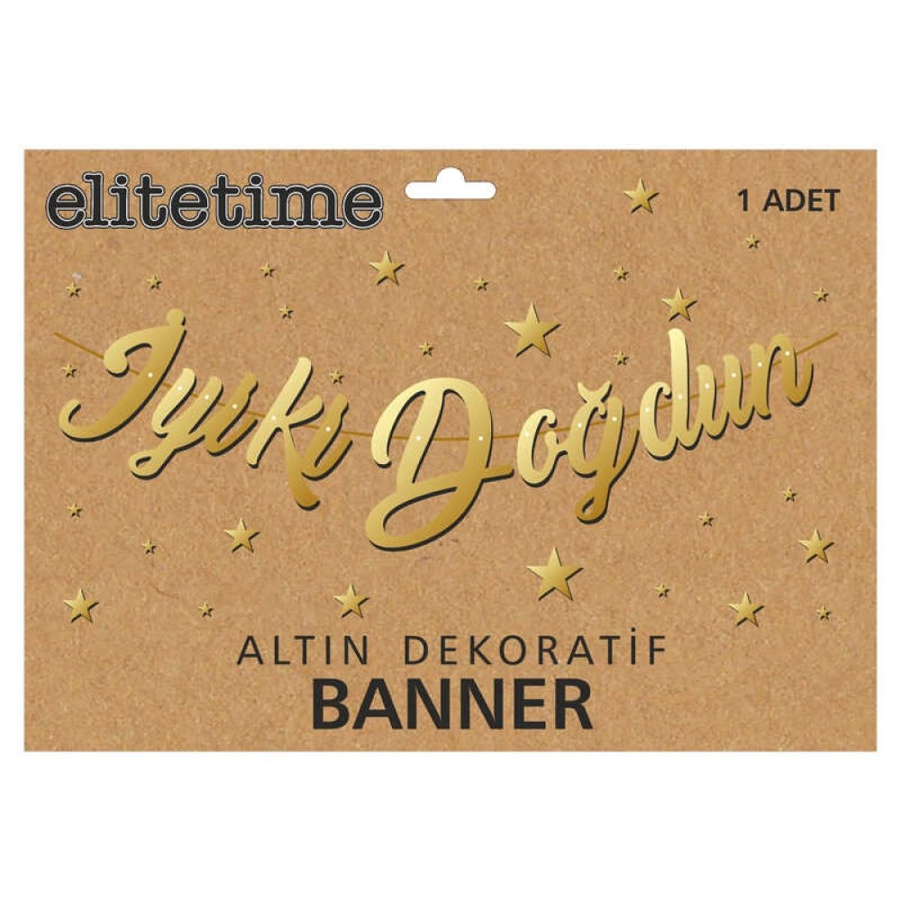 FLAMA İYİKİ DOĞDUN METALİZE ALTIN PK:1 KL:300