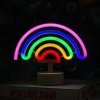 Gökkuşağı Neon Gece Lambası