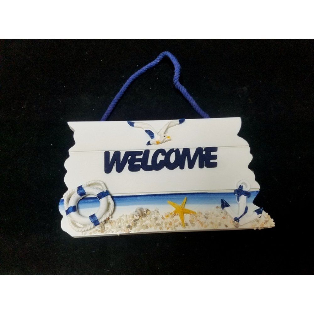 Hoşgeldiniz Dümen Desenli Duvar yazısı