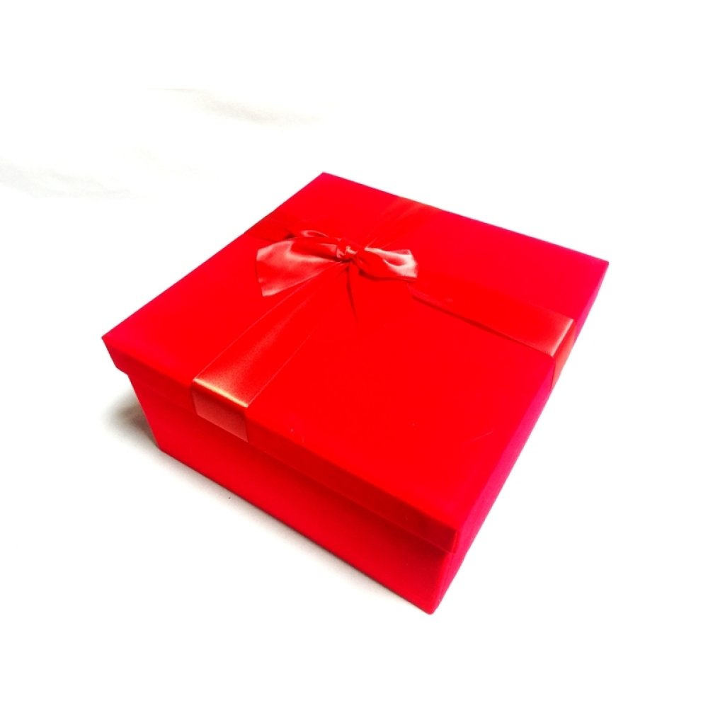 Kırmızı Kadife Hediye Kutusu 3'lü