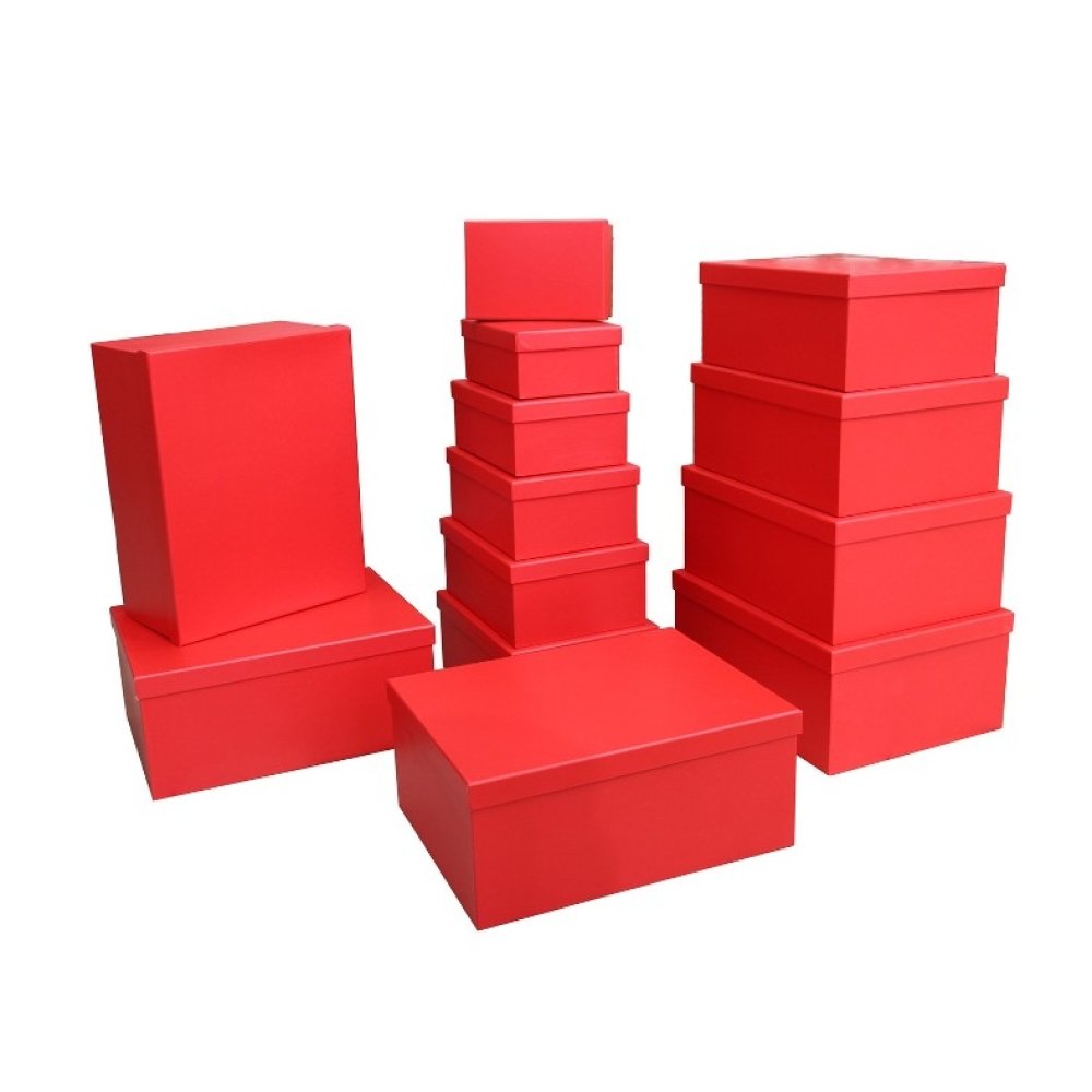 Kırmızı Siyah 10'lu Hediye Kutuları