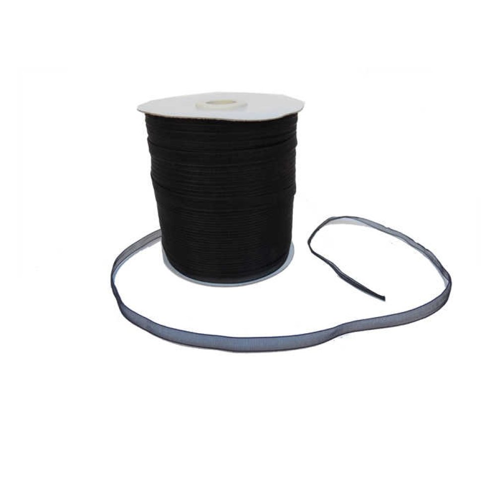 KURDELA ORGANZE SİYAH 1CM 500YARD-60