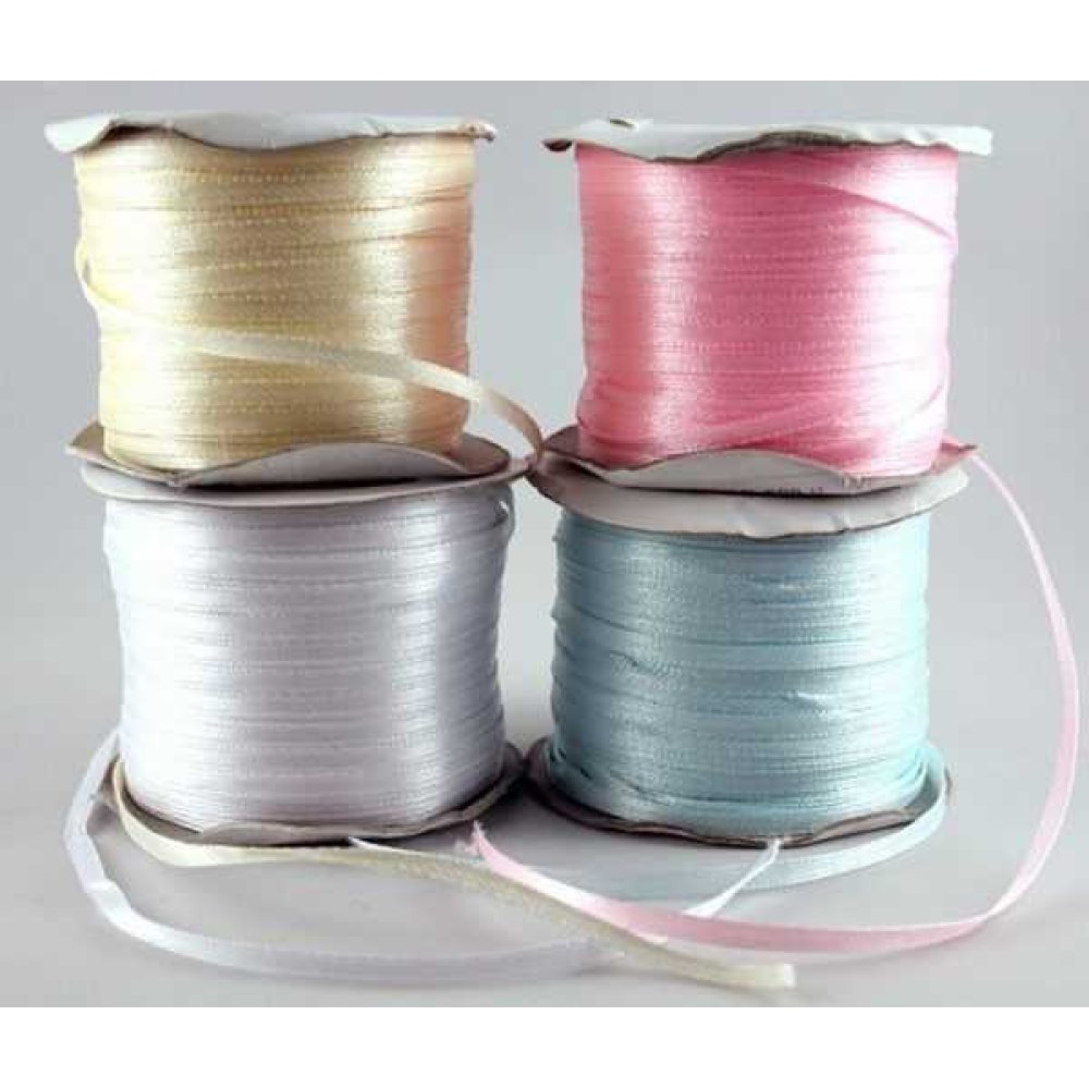 KURDELA SATEN PEMBE 3MM P500Yard-80