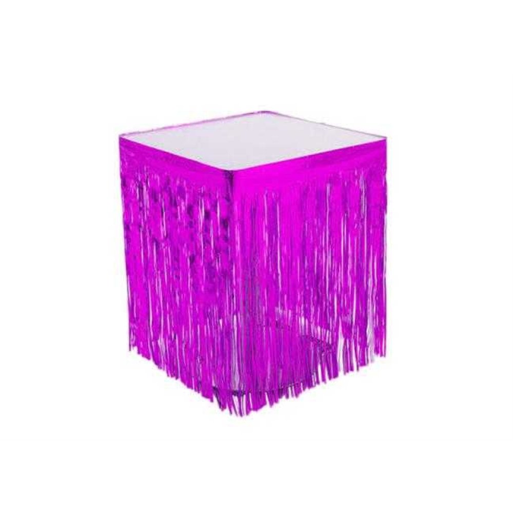 MASA KENARI ETEĞİ ve FONSÜSÜ METALİZE FUŞYA P1-100