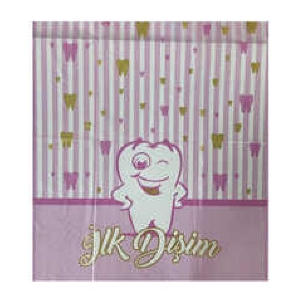 MASA ÖRTÜSÜ İLK DİŞİM PEMBE 120X180 CM PK:1-200