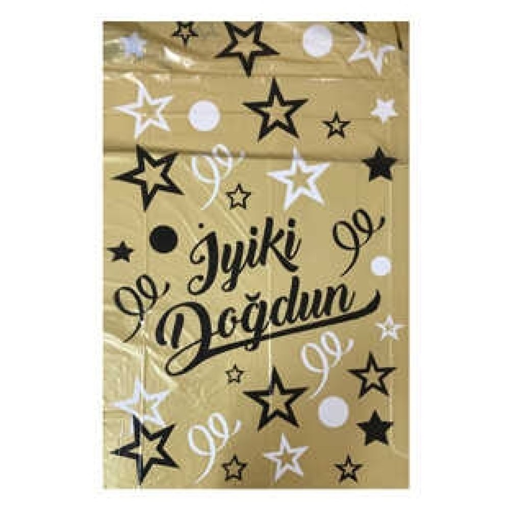 MASA ÖRTÜSÜ İYİKİ DOĞDUN ALTIN 120X180 CM PK:1-200