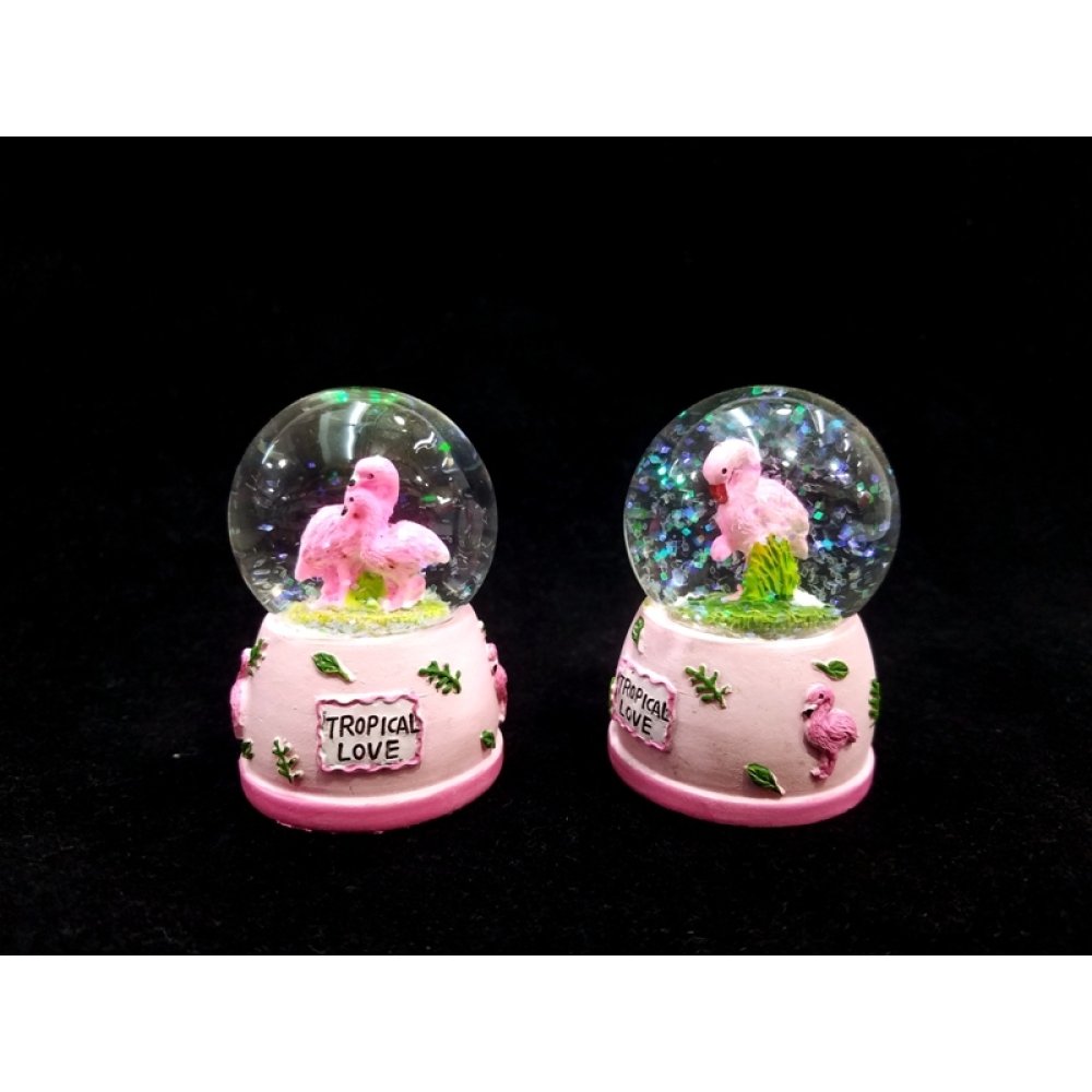 Minik Flamingo Kar Küresi