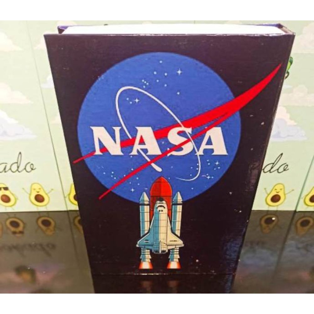Nasa Tasarım Kitap Şeklinde Dekoratif Kutu