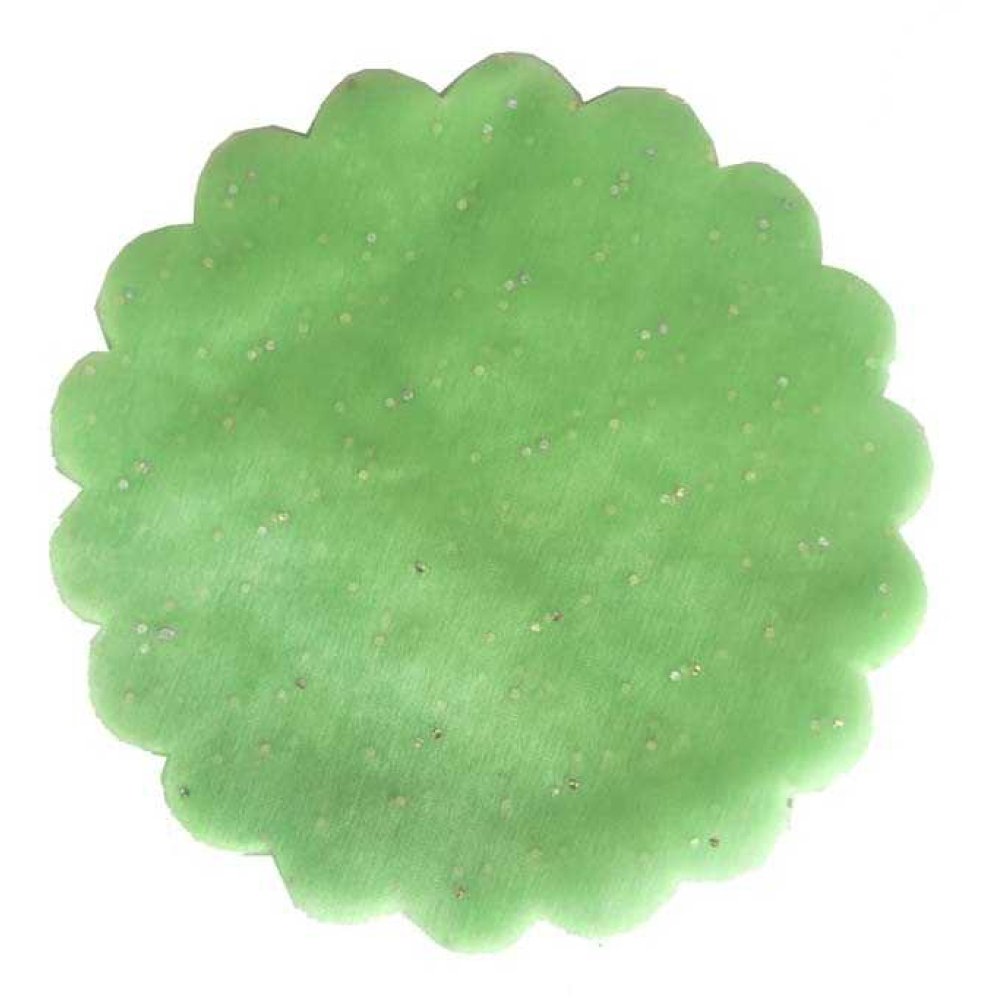 ORGANZE TAŞLI 22 cm FISTIK YEŞİLİ P100-100