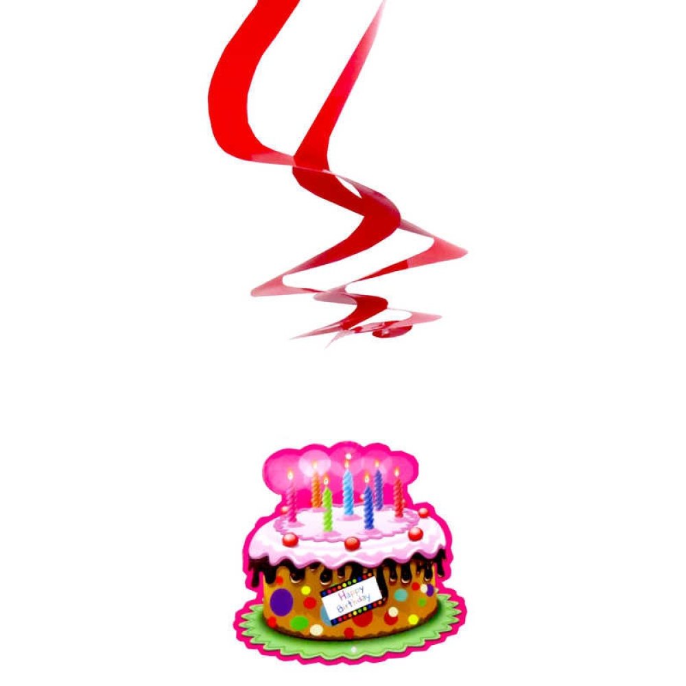 ORTA SÜS YUKARDAN ASMALI HAPPY BIRTHDAY pk6-300