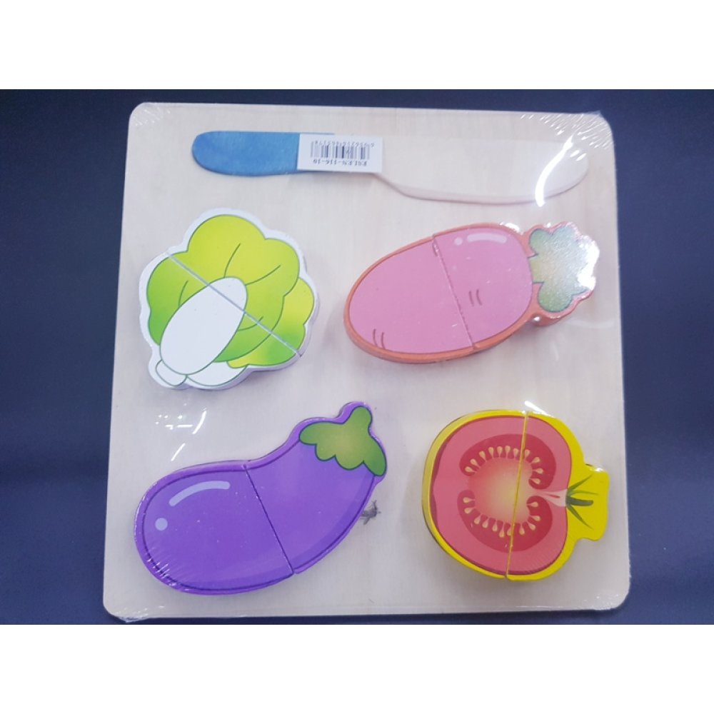 Sebze Kesme Ahşap Puzzle