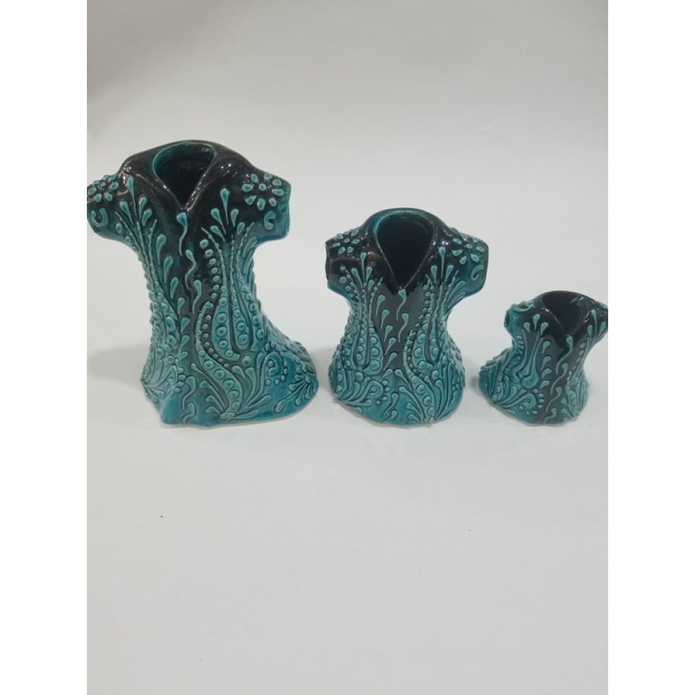 Seramik Çini İşlemeli Kaftan Biblo