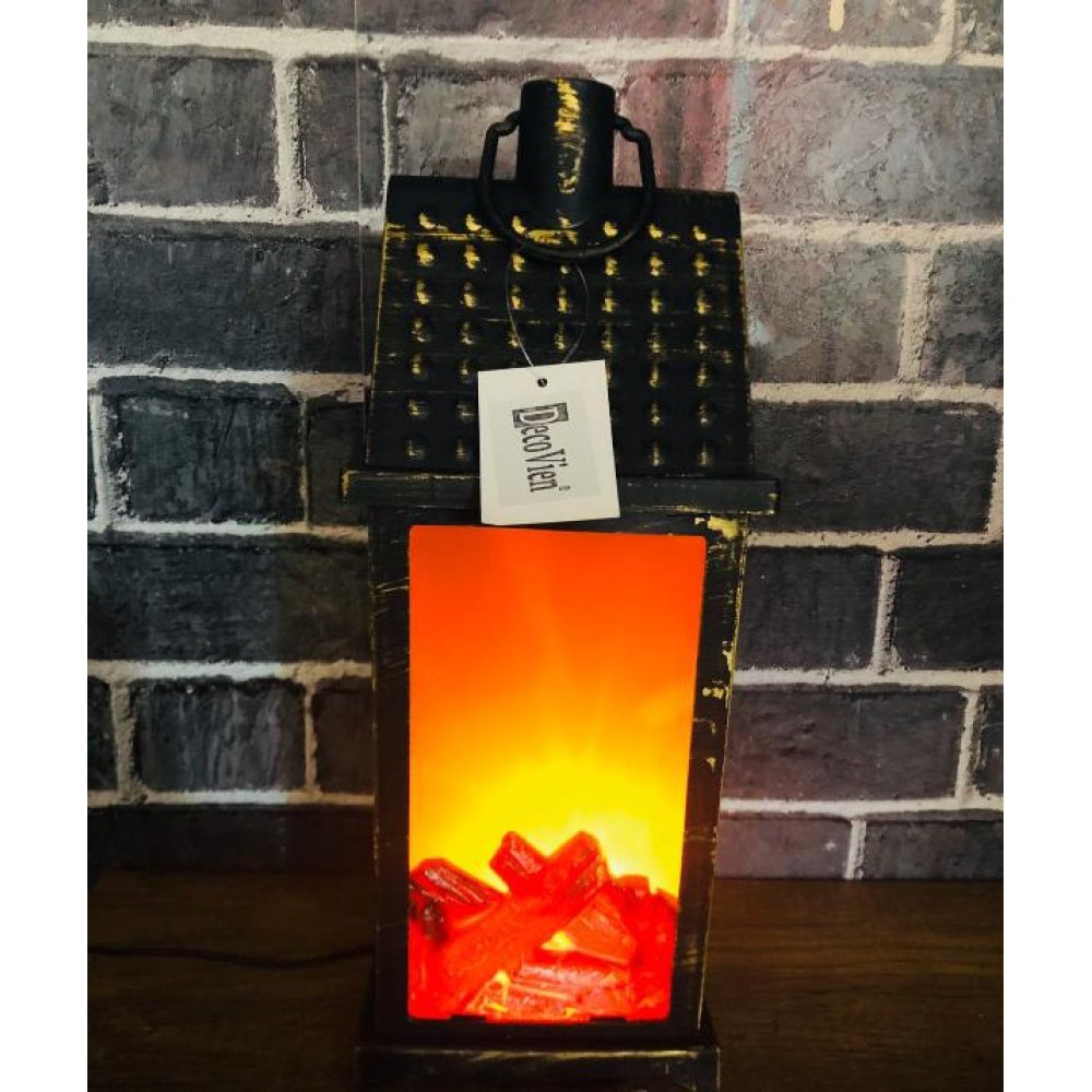 Şömine Görünümlü Gece Lambası