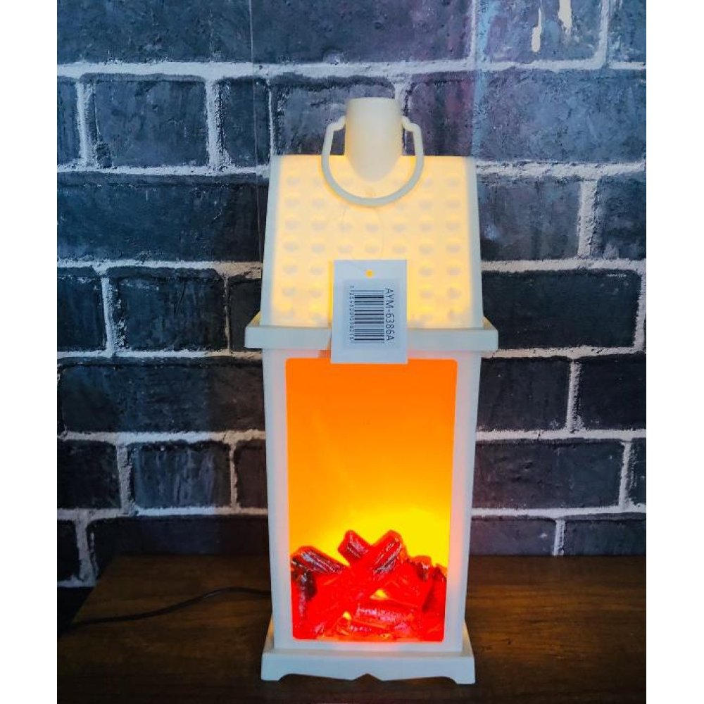 Şömine Görünümlü Gece Lambası