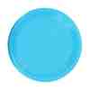 TABAK PLASTİK YUVARLAK 22 CM MAVİ PK:25 KL:20