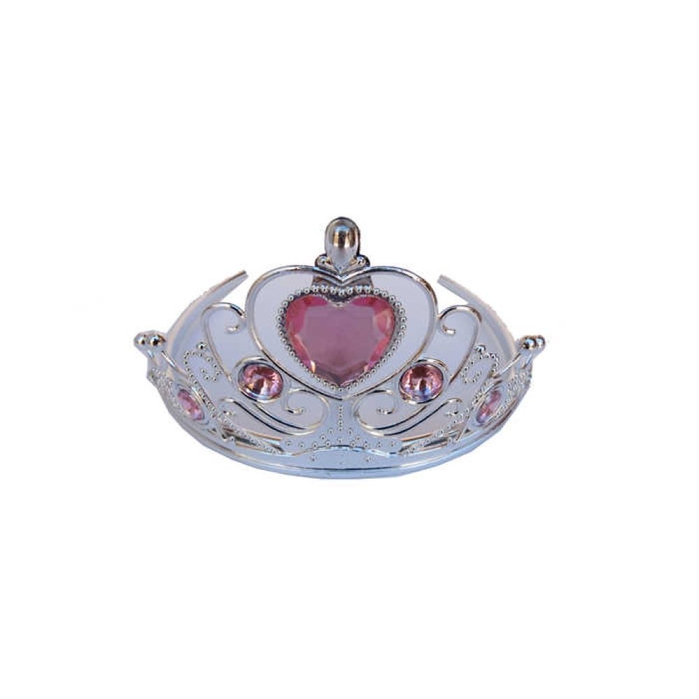 TAÇ AÇILIR  KALPLİ TAŞLI MODEL PEMBE PK10-50