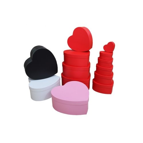 Toptan 10 lu Kalp Hediye Kutusu Büyük