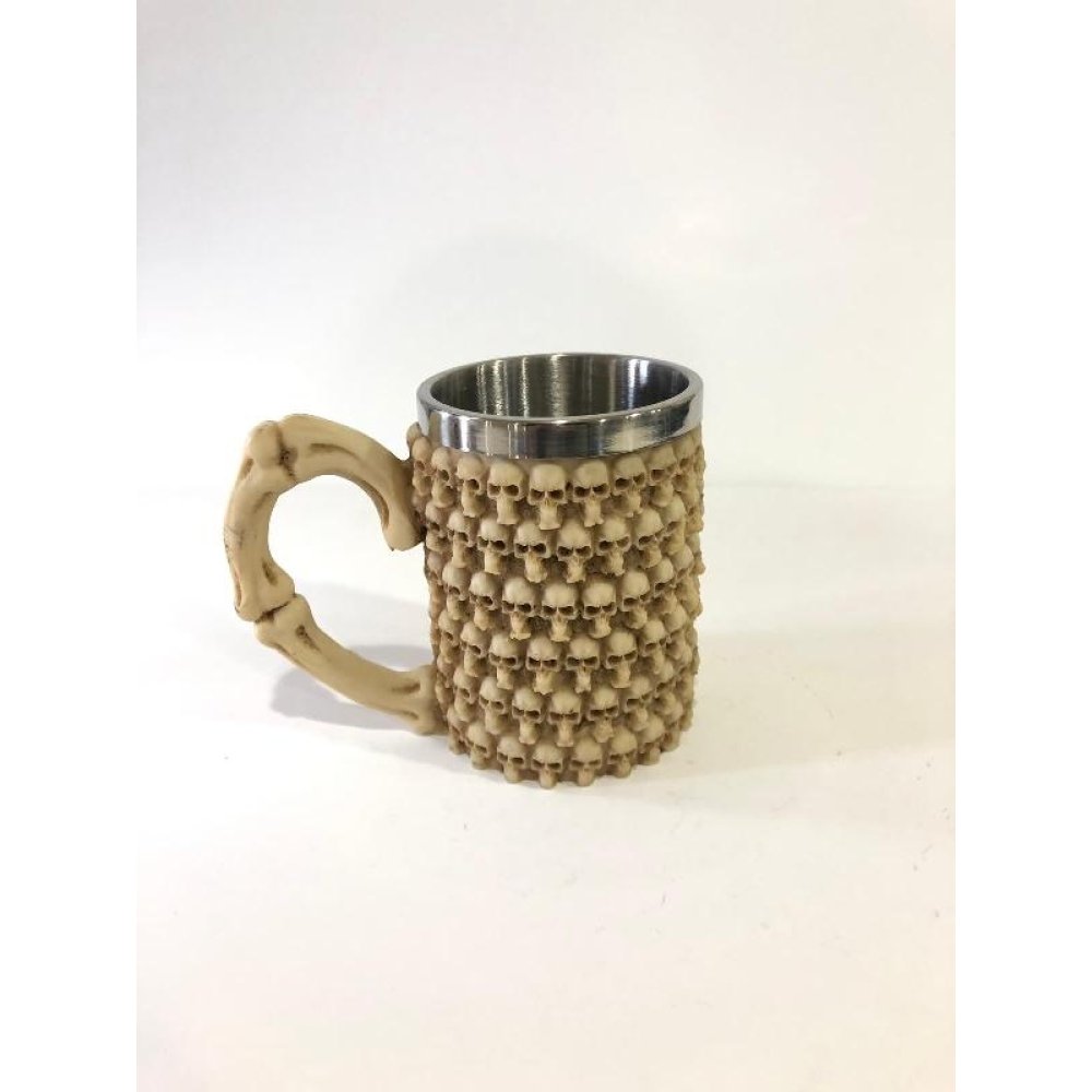 Toptan 3 Boyutlu İskelet Tasarımlı İçki Kadehi Kupa