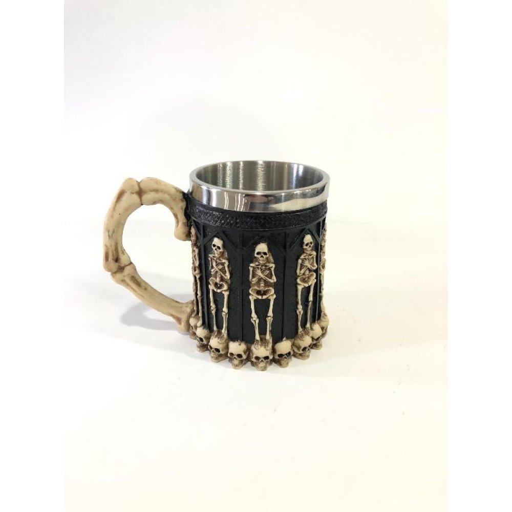 Toptan 3D Kafatası Kupalar Orta Çağ Kemik Kupa