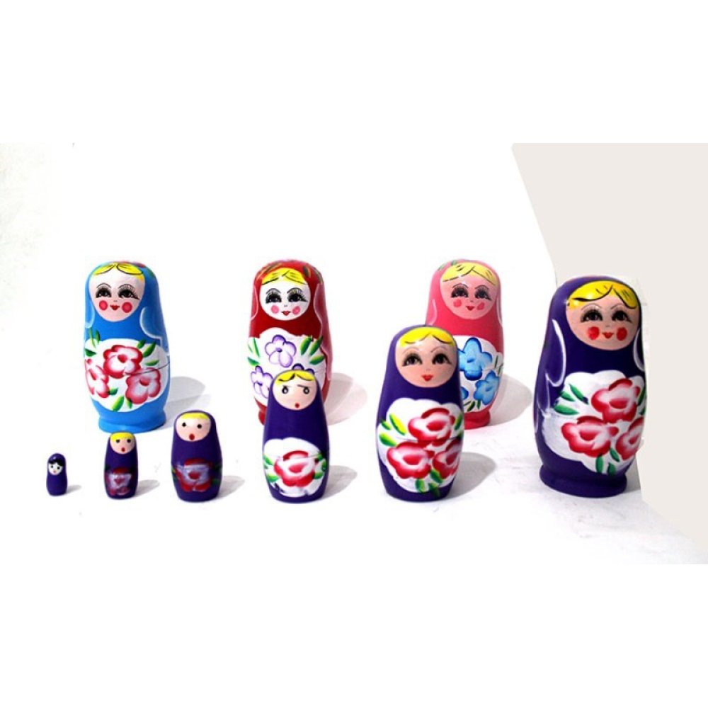 Toptan 6 lı Matruşka Bebek