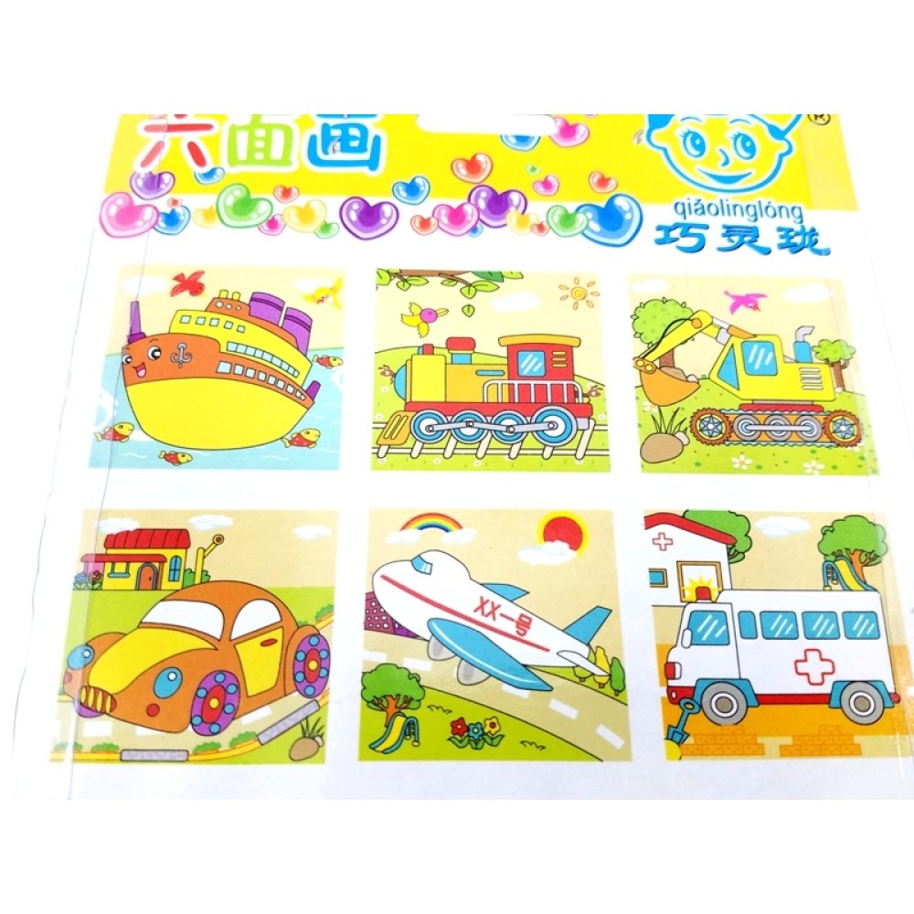 Toptan Ahşap 9 Küp 6 Farklı Yapboz Puzzle