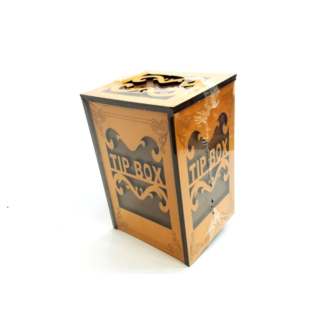 Toptan Ahşap Bahşiş Kutusu Kilitli Tip Box
