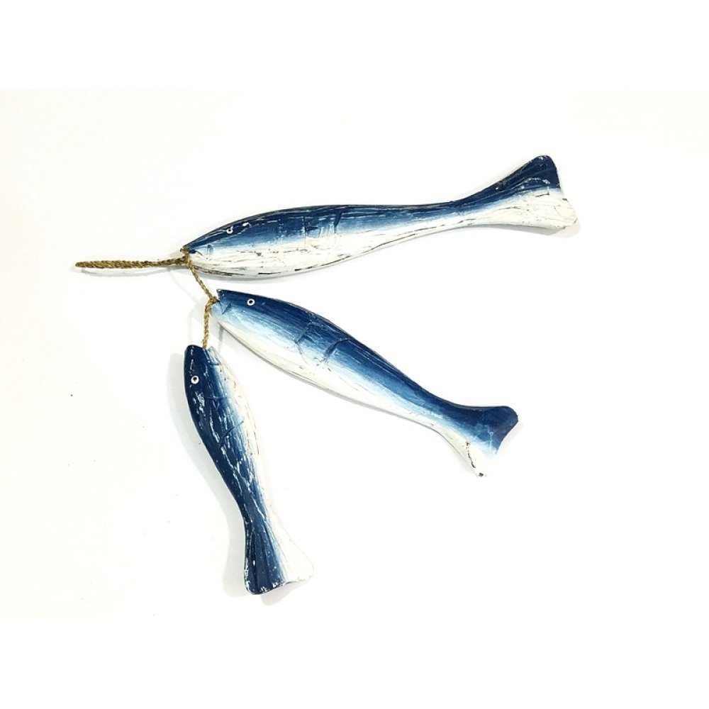 Ahşap Balık Duvar Süsü