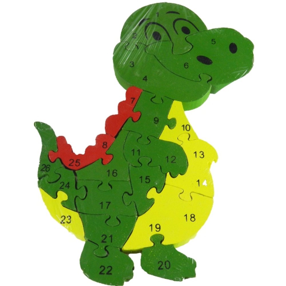 Toptan Ahşap Eğitici Oyuncak Rakamlı Harfli Yapboz 3D Puzzle