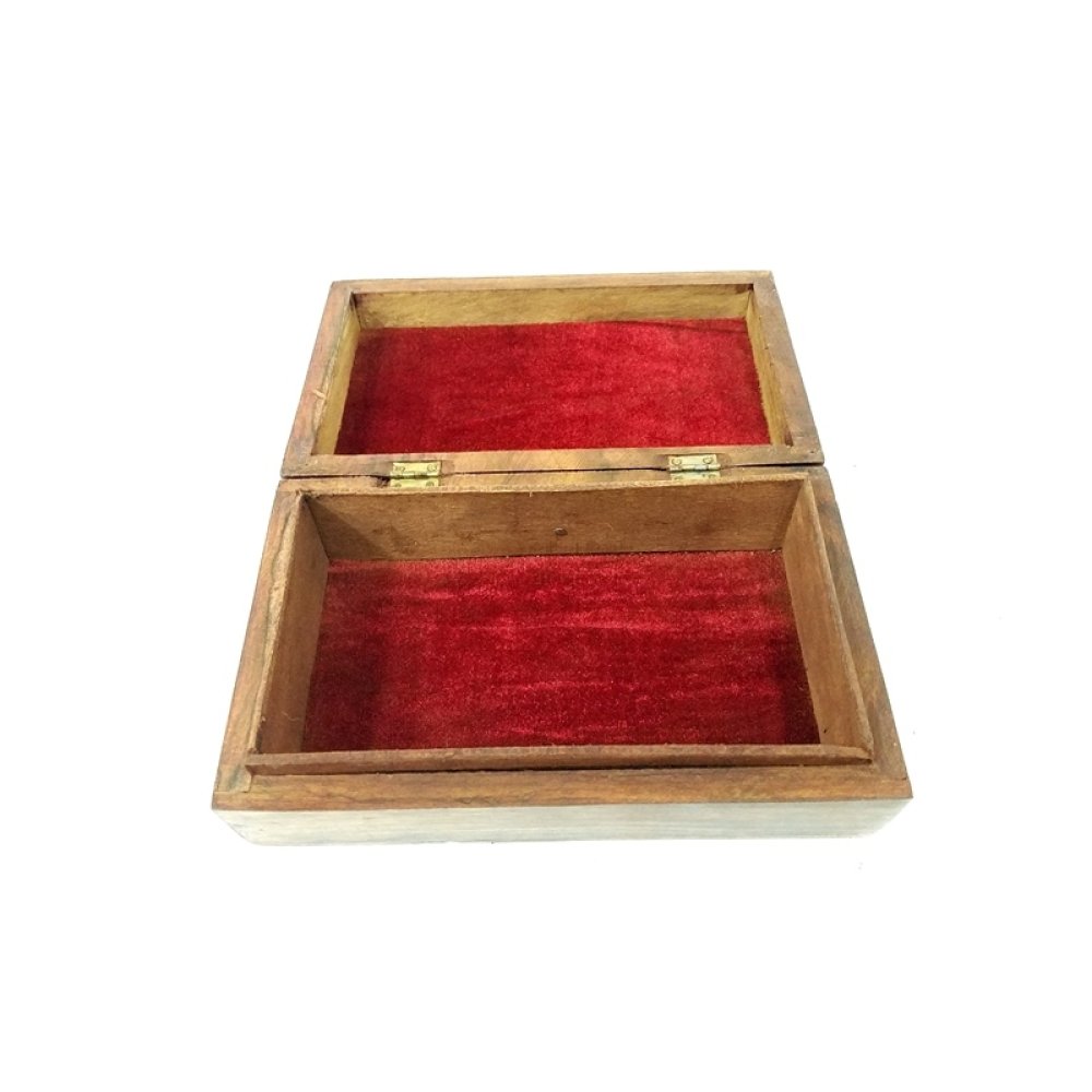 Toptan Ahşap El Oyması Takı Sandığı