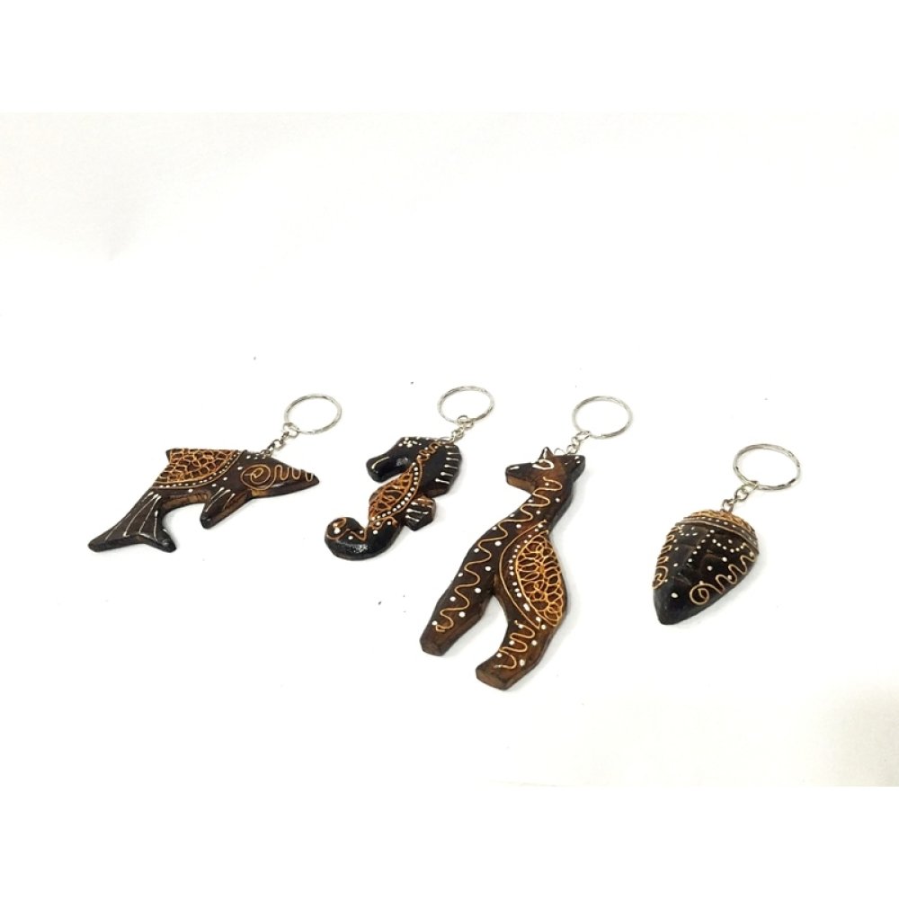 Toptan Ahşap Endonezya Anahtarlık Çeşitleri