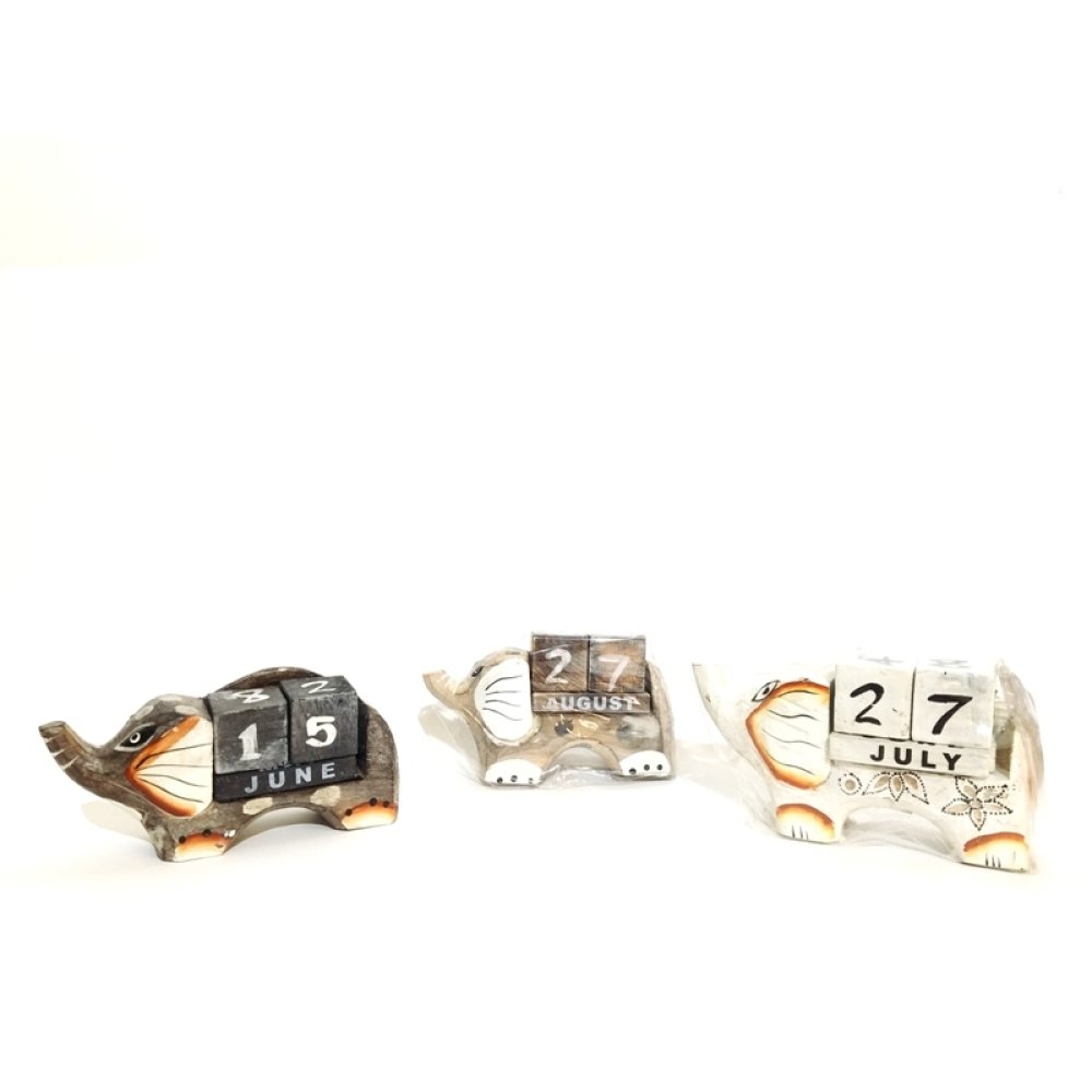 Toptan Ahşap Fil Takvim