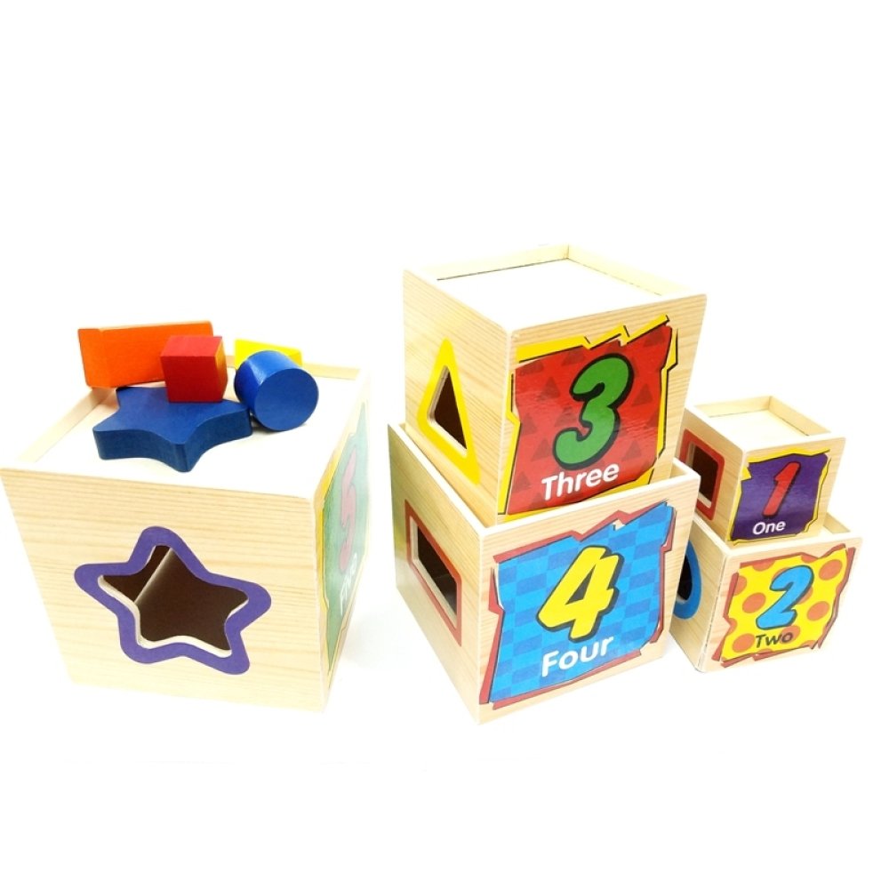 Toptan Ahşap İç içe Geçen Küpler