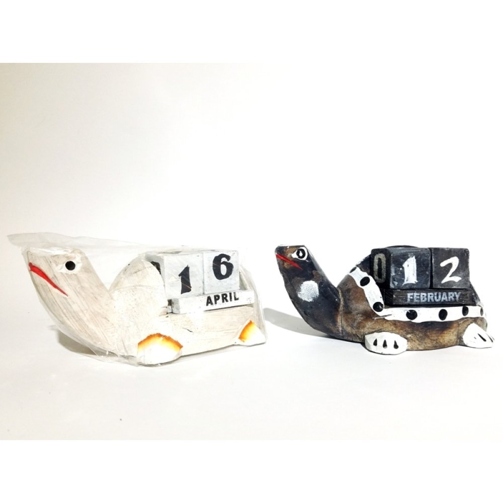 Toptan Ahşap Kaplumbağa Takvim