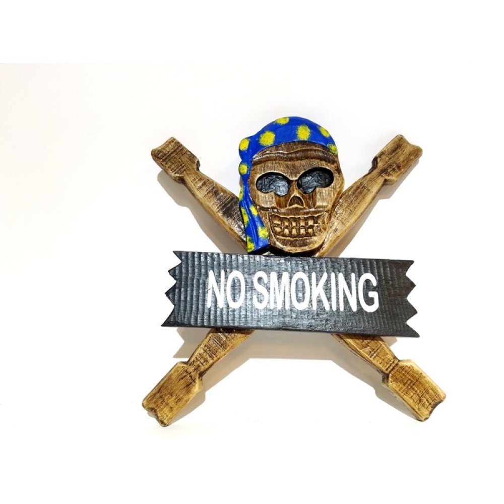 Toptan Ahşap Kuru Kafa Duvar Yazısı Büyük Boy