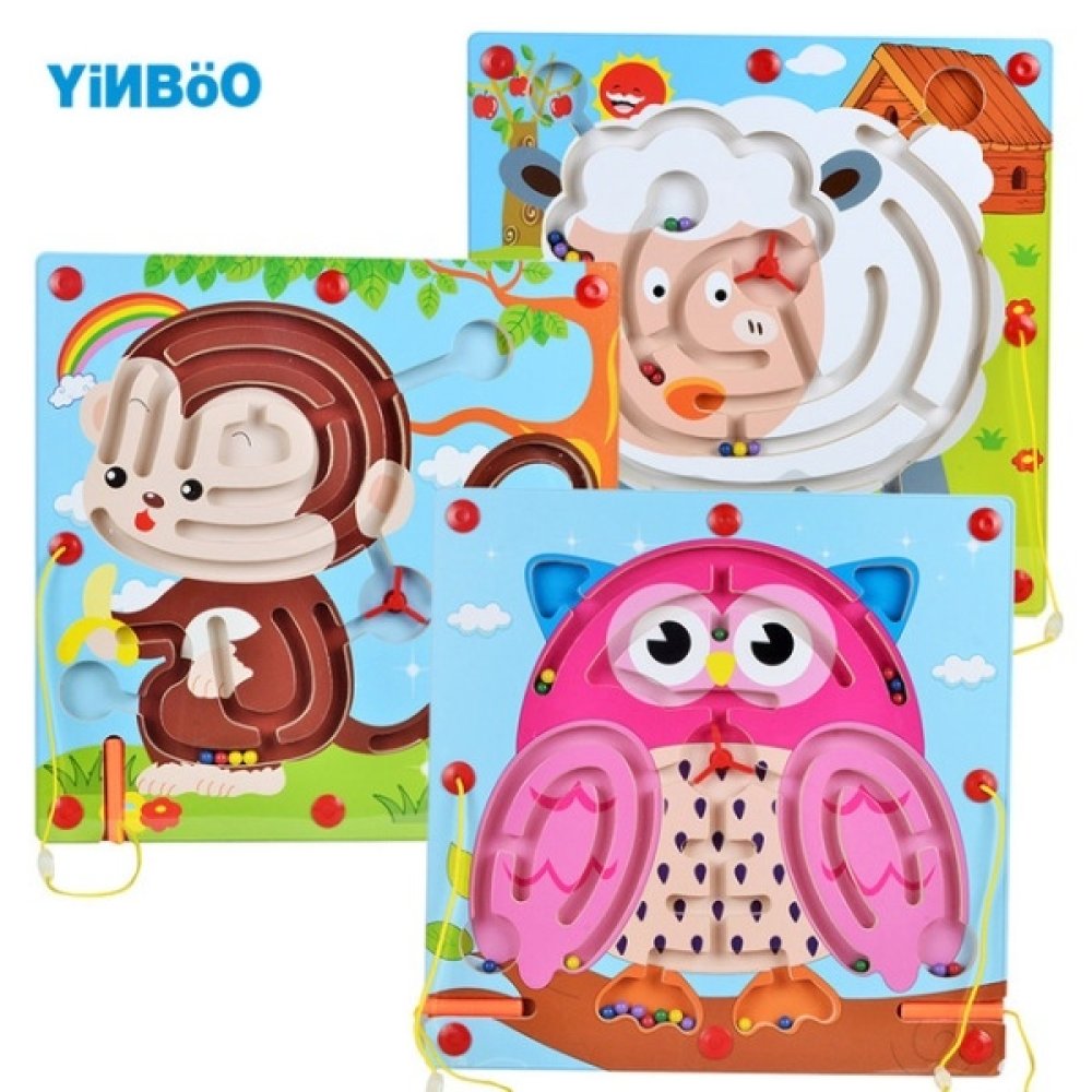 Toptan Ahşap Labirent Zeka Oyuncağı