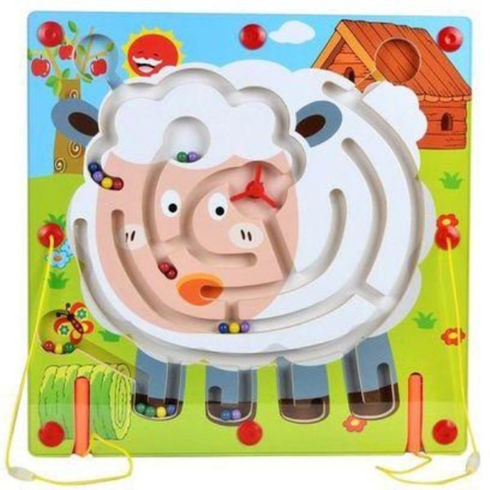 Toptan Ahşap Labirent Zeka Oyuncağı