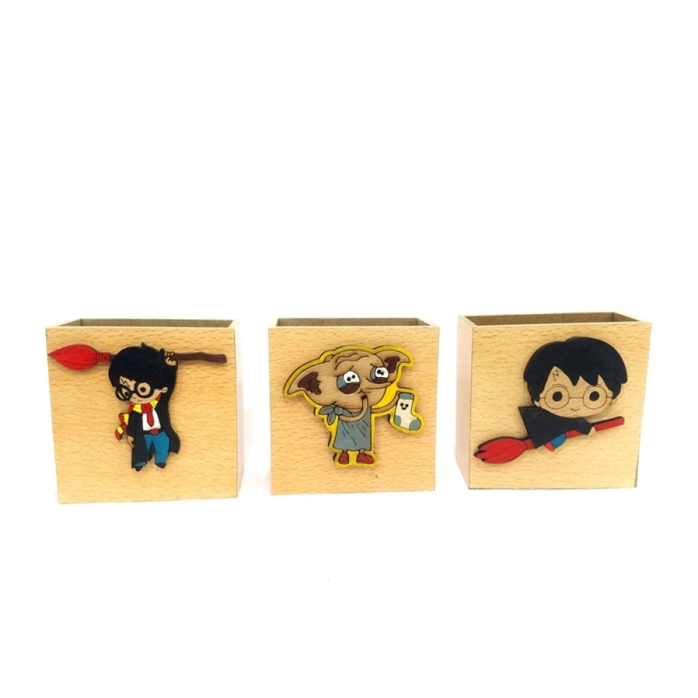 Toptan Ahşap Masaüstü Kalemlik