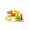 Toptan Ahşap Meyve Sebze Kesme Seti Oyuncak