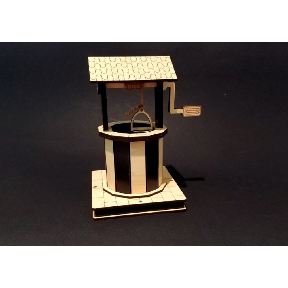 Toptan Ahşap Minyatür Su Kuyusu Biblo