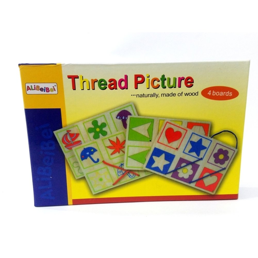 Toptan Ahşap Şekil ve Renk Eşleştirme Oyunu