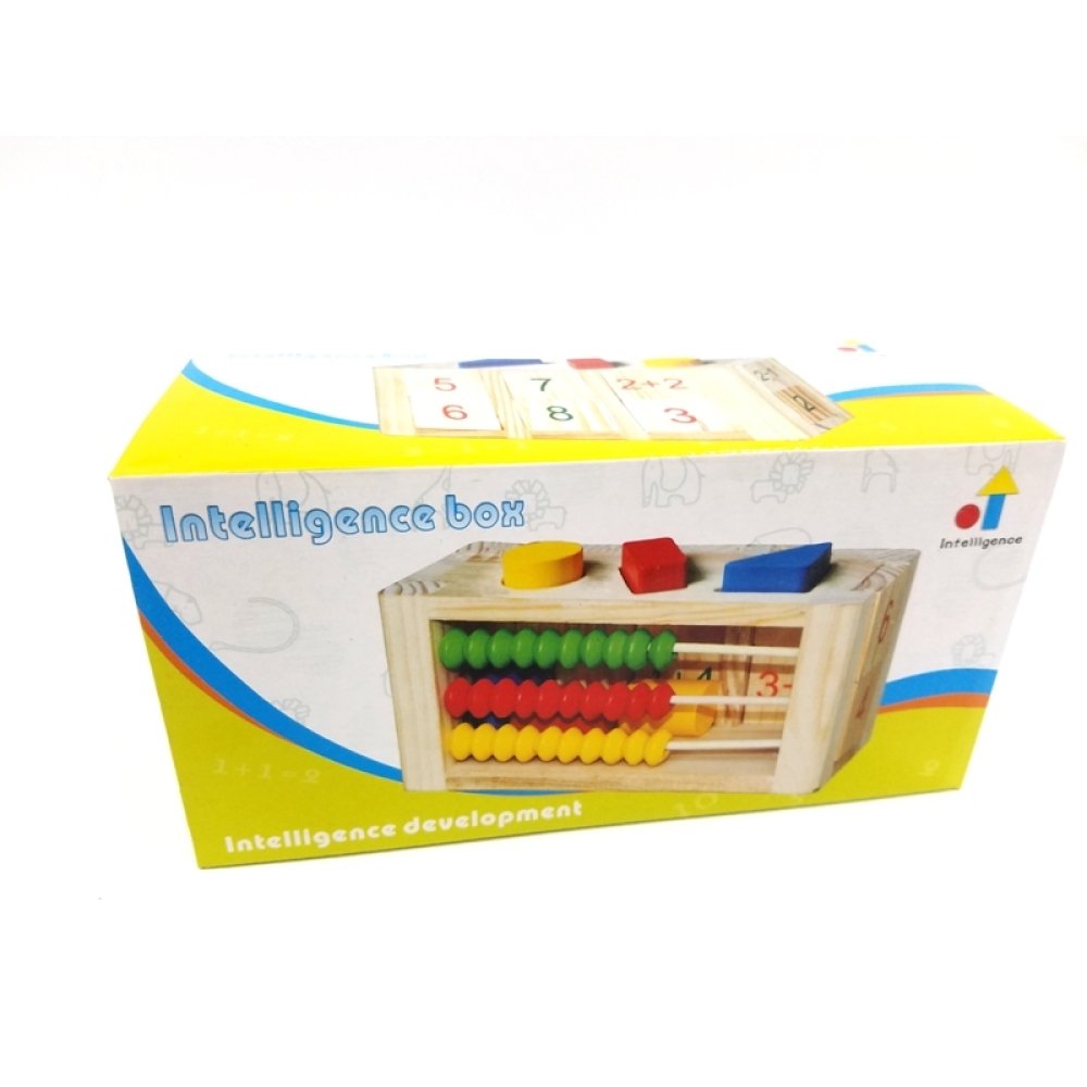 Toptan Ahşap Şekil Yerleştirme Abaküslü Oyuncak