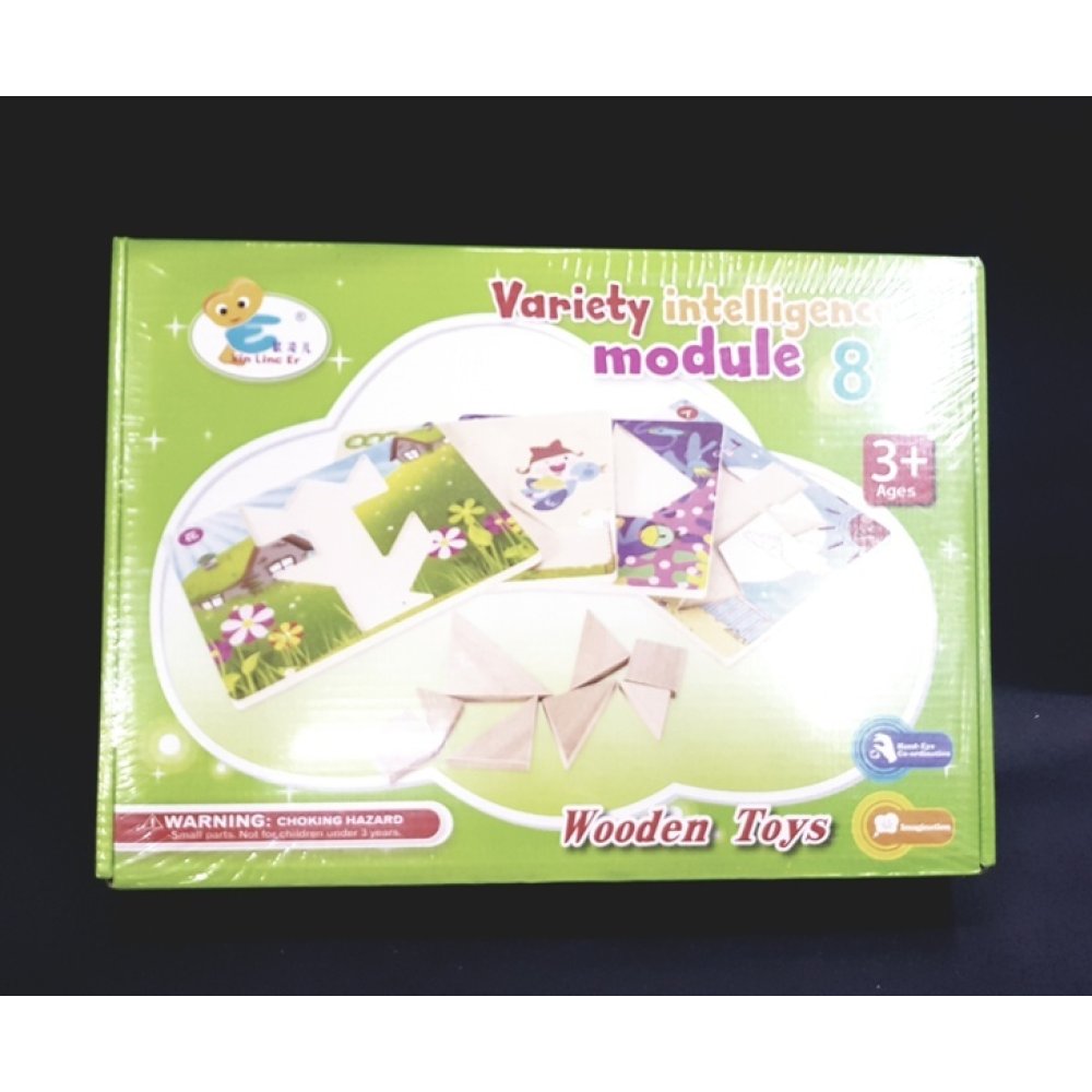 Toptan Ahşap Tangram Oyuncak