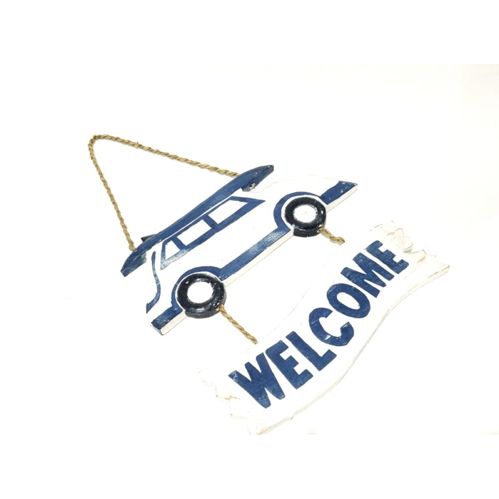 Toptan Ahşap Welcome Kapı Süsü