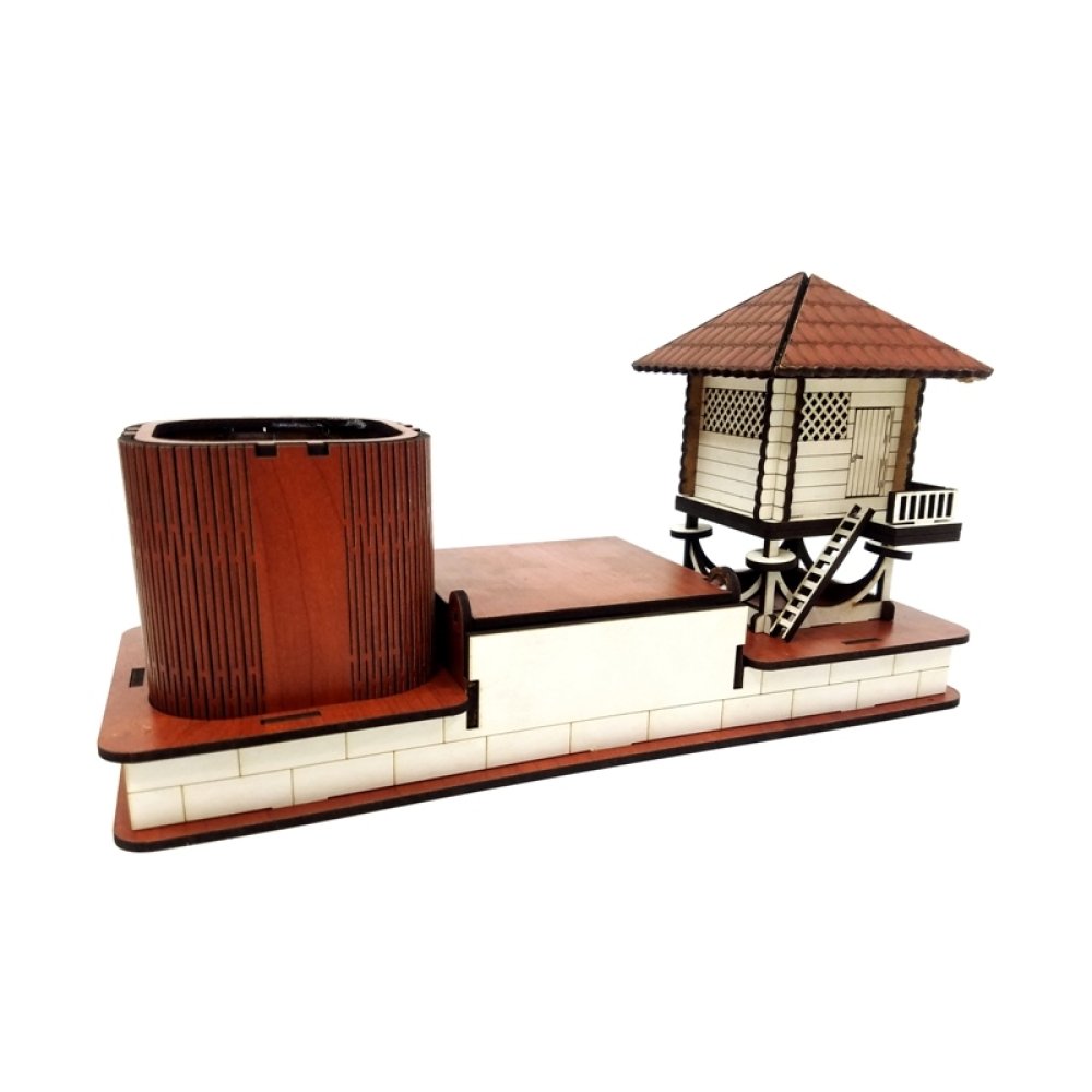 Toptan Ahşap Yayla Evi Biblo Kalemlik