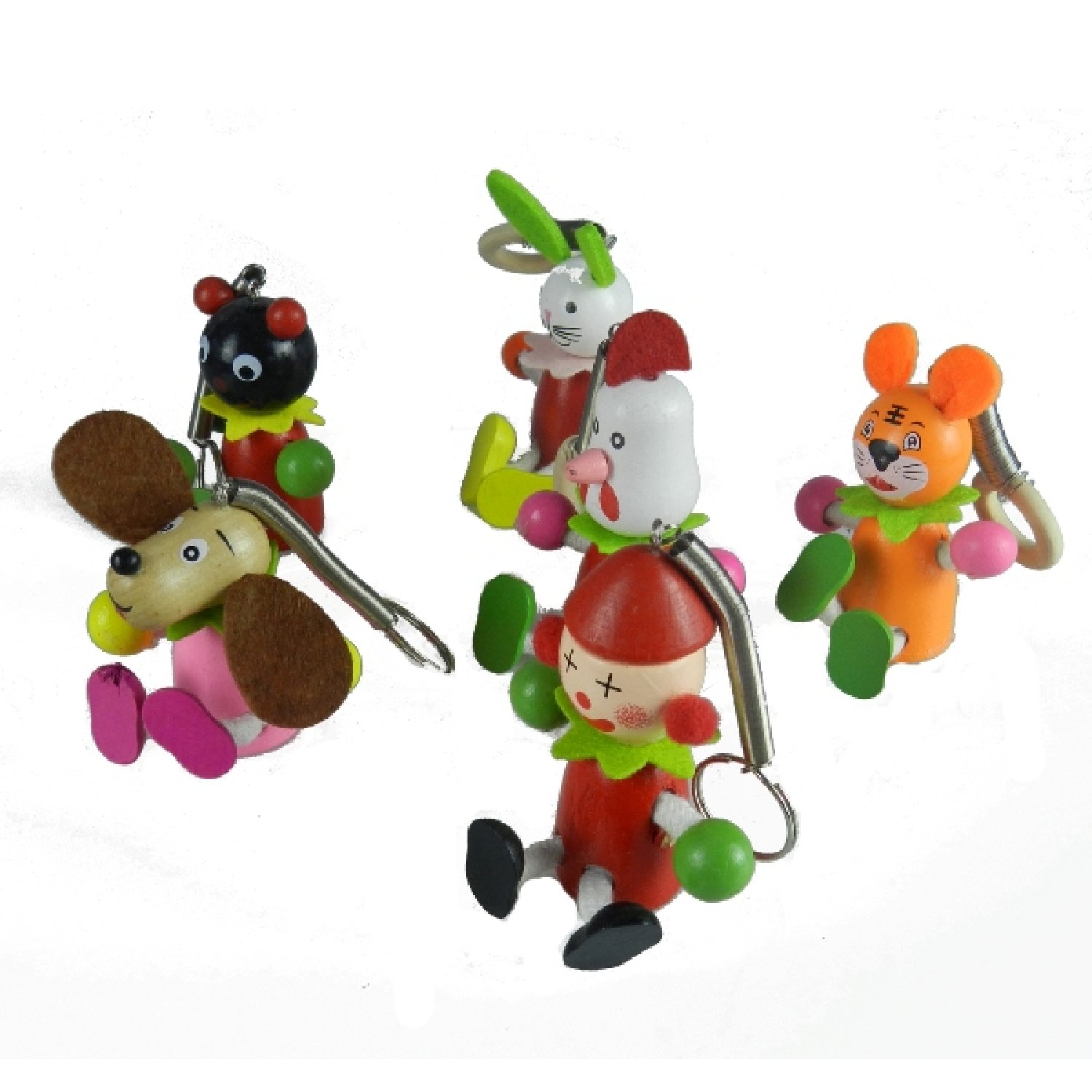 Toptan Ahşap Yaylı Zıpzıp Oyuncak