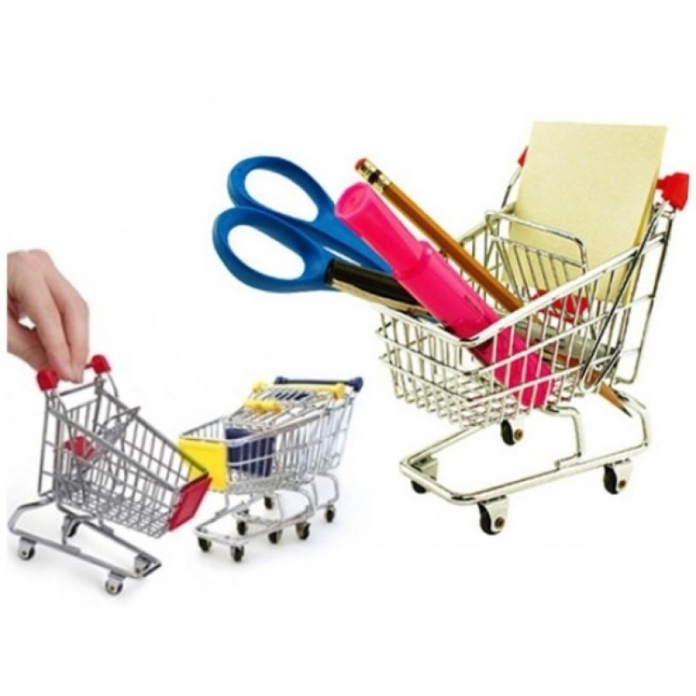 Toptan Alışveriş Arabası Şeklinde Kalemlik
