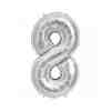 Toptan Altın ve Gümüş Renk Rakam Şeklinde Folyo Balon 40 inç