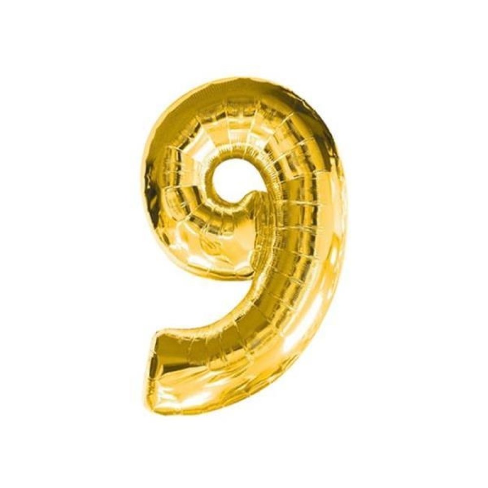 Toptan Altın ve Gümüş Renk Rakam Şeklinde Folyo Balon 40 inç